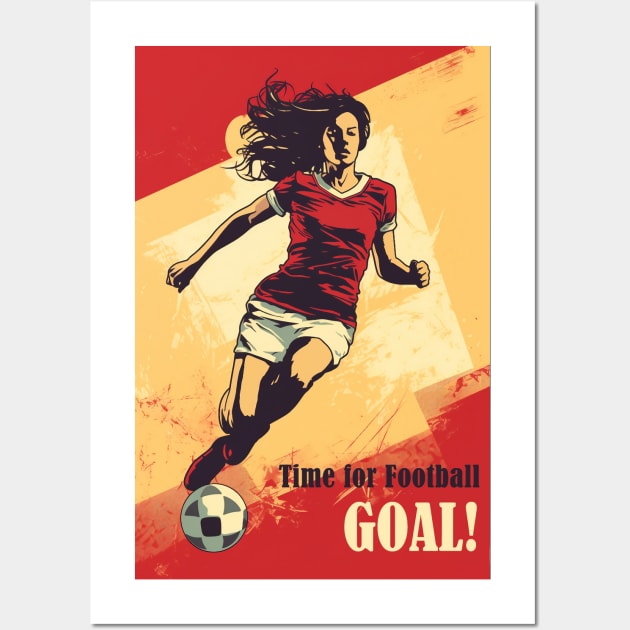 FIFA Women World Cup Poster Wall Art by GreenMary Design